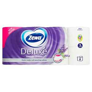 Zewa Deluxe Lavender Dreams toaletní papír 3-vrstvý 8 ks/bal.