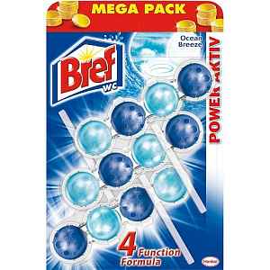 Bref Power Aktiv WC blok, Ocean 3 x 50 g