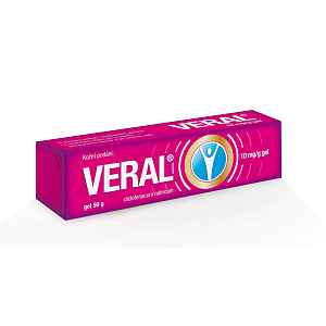 Veral 10mg/g gel 50 g