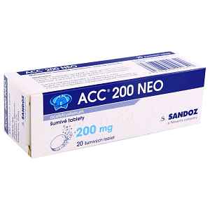 ACC 200 NEO 200MG šumivá tableta 20