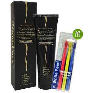 White Pearl NanoCare Black Gold zubní pasta 100g