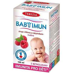 BABYIMUN sirup hlíva+rakytník příchuť malina 100ml