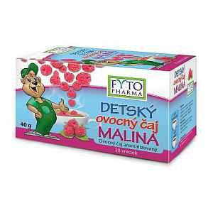 Dětský ovocný čaj Malina 20x2g Fytopharma