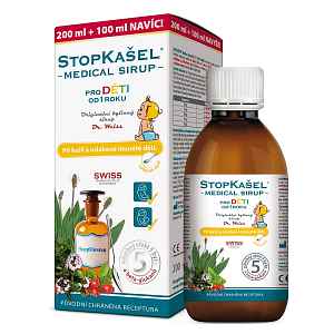 DR. WEISS Stopkašel sirup pro děti od 1 roku 200 + 100 ml