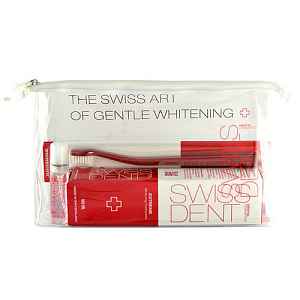 Swissdent sada EXTREME (pasta 100 ml Extreme + spray 9 ml Extreme + kartáček whitening + taštička)