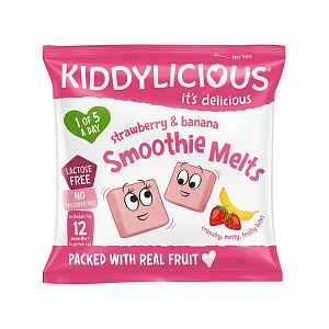 KIDDYLICIOUS Ovocné polštářky z jahod a banánu