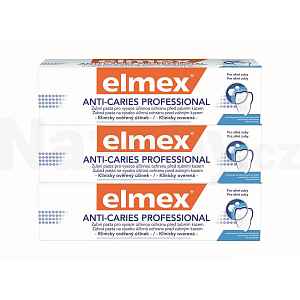 Elmex Caries Protection s aminfluoridem 3x75 ml