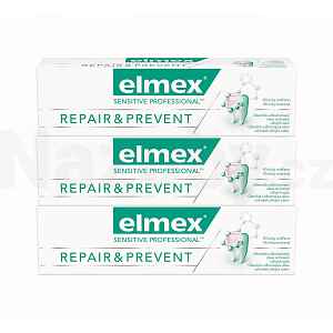 Elmex Sen.rof.Repair&Prevent zubní pasta 3x75 ml