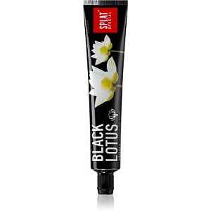 Splat Special Black Lotus bělicí zubní pasta s aktivním uhlím bez fluoridu Lotus Mint 75 ml
