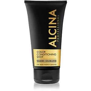 Alcina Color Conditioning Shot Silver tónovací balzám pro zvýraznění barvy vlasů odstín Warm Gold Blond 150 ml