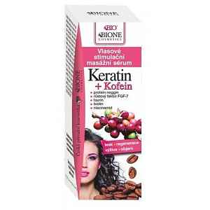 BIO KERATIN + KOFEIN vlasové stimulační sérum 215ml