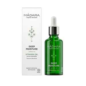 MÁDARA DEEP MOISTURE hloubkově hydratační vitaminový pleťový olej 50 ml