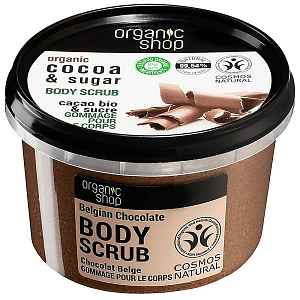 ORGANIC SHOP Tělový peeling Belgická čokoláda 250 ml