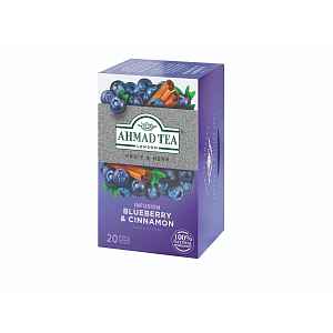 Ahmad Tea Blueberry&Cinnamon porcovaný čaj 20x2 g