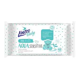 Linteo Baby Aqua vlhčené ubrousky 48 ks