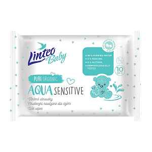 Linteo Baby Aqua vlhčené ubrousky 10 ks