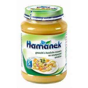 Hamánek gnocchi s hovězím masem ve smetanové omáčce