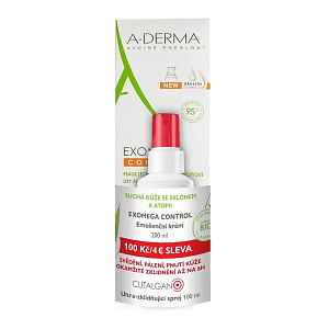 A-derma Exomega CONTROL krém 200 ml + Cutalgan sprej 100 ml