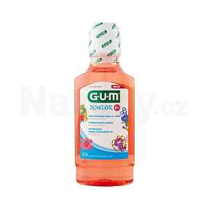 GUM Junior ústní voda s fluoridy pro děti s příchutí jahody 300 ml