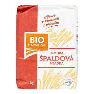 Bioharmonie Špaldová mouka bílá hladká Bio 1 kg