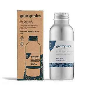 Georganics Anglická máta ústní voda na olejové bázi 100 ml