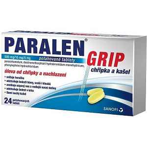 Paralen Grip chřipka a kašel 24 tablet