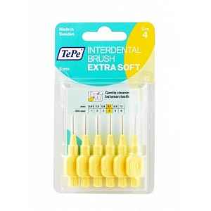 TePe meziz.kart. ExtraSoft 0.7mm 6ks pastel žluté