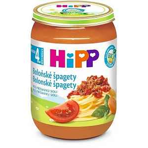 HIPP BABY BIO Špagety v boloňské omáčce 190g