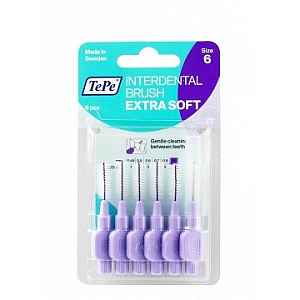 TePe meziz.kart. ExtraSoft 01.1mm 6ks pastel fial.