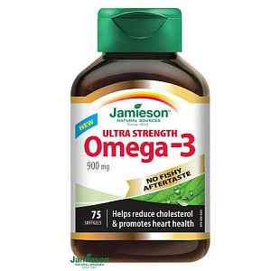 JAMIESON Omega-3 ULTRA 900mg cps.75