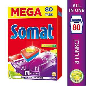 Somat All in One Lemon&Lime  80 tablet