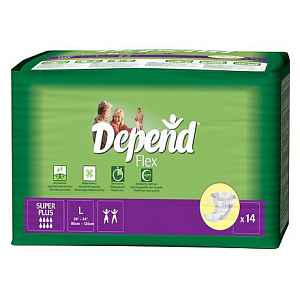 Depend plenkové kalhotky Flex Super Plus L 14ks