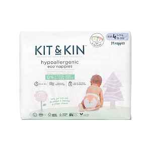 KIT & KIN Eko plenky, velikost 4 (34 ks), 10-17 kg