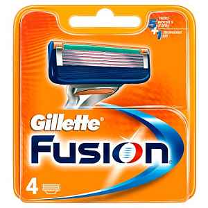 Gillette FUSION náhradní hlavice 4ks