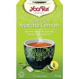 Yogi Tea Bio Zelený čaj Matcha Citrón 17x1,8g