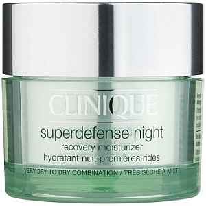 Clinique Superdefense noční hydratační krém proti prvním známkám stárnutí pleti  50 ml