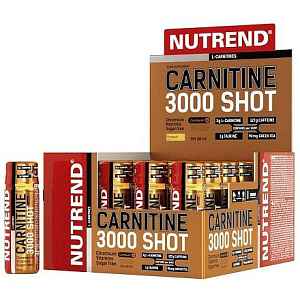 NUTREND CARNITINE 3000 SHOT pomeranč 20x60ml