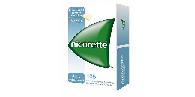 Nicorette žvýkačky